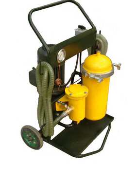 抗燃油滤油机厂家 LYC-63B手推式滤油车 磷酸酯抗燃油过滤设备