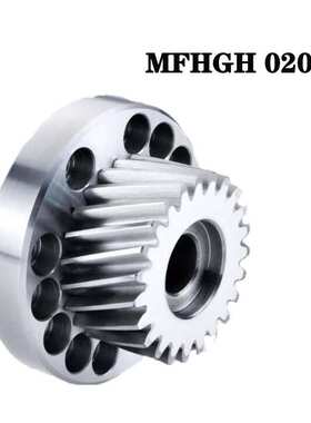 万捷 模2斜齿研磨23齿 法兰齿轮MFHGH 020 23