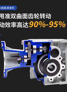 佳煌准双曲面减速机立式蜗轮蜗杆变速箱可替代rv齿轮箱硬齿减速器