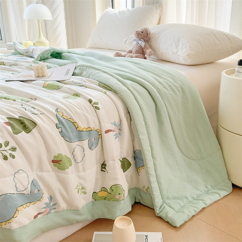 2024新款A类手包边空调被夏凉被夏季可机洗夏被学生宿舍单人被子,床上用品,冰丝席,淘宝优惠券,粉丝福利购,淘宝优惠卷