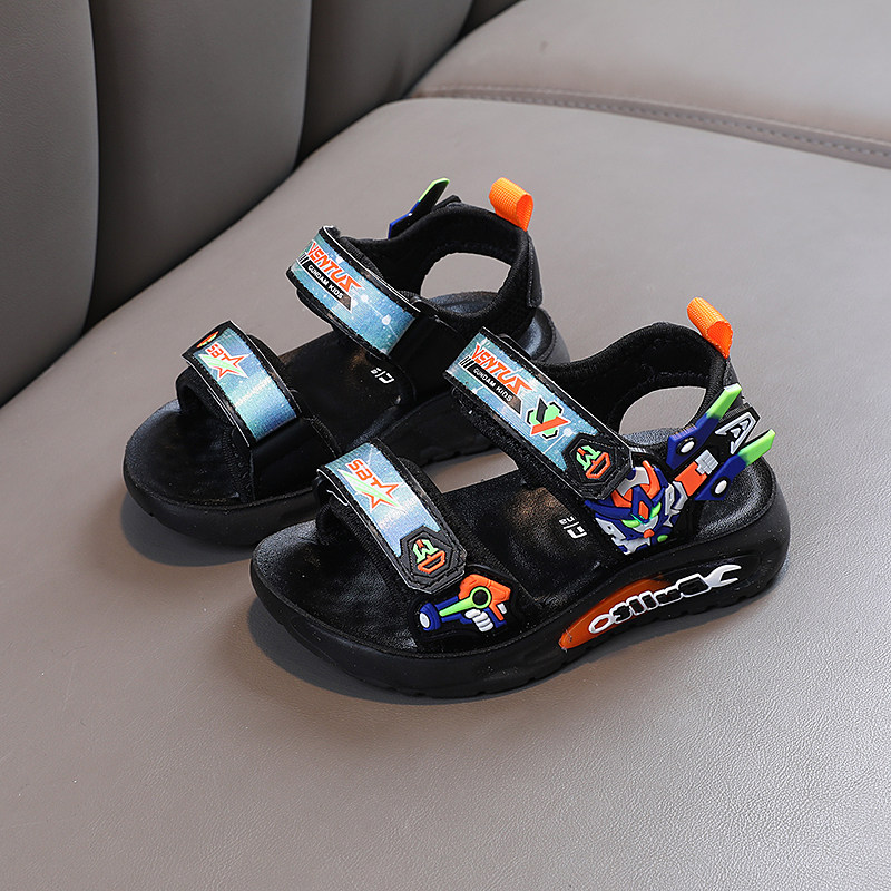 男童凉鞋2024夏季新款中小童沙滩鞋软底学步鞋鞋卡通休闲宝宝凉鞋,童鞋/婴儿鞋/亲子鞋,凉鞋,淘宝优惠券,粉丝福利购,淘宝优惠卷