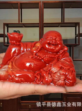 寿山石雕刻摆件 仿玉办公桌摆件 家居橱窗风水小摆件