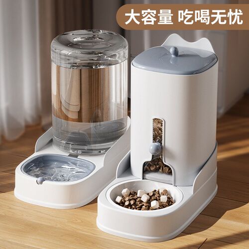 宠物饮水机猫咪自动喂食器狗狗喝水器流动水不插电喂水壶大容量碗