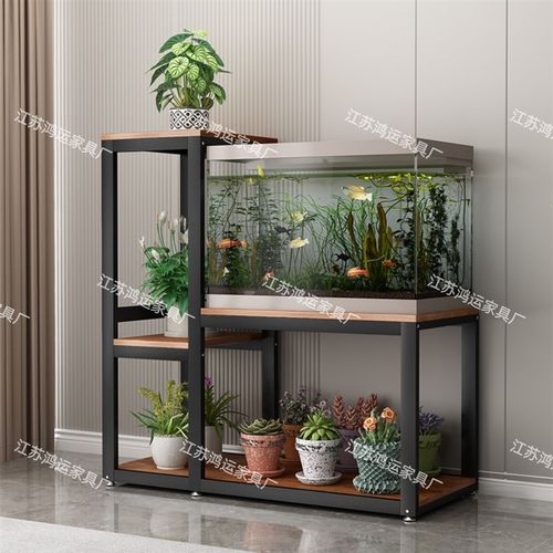 鱼缸架子鱼缸柜鱼缸桌龟缸架鱼缸底座金属钢架超强承重多层鱼缸架