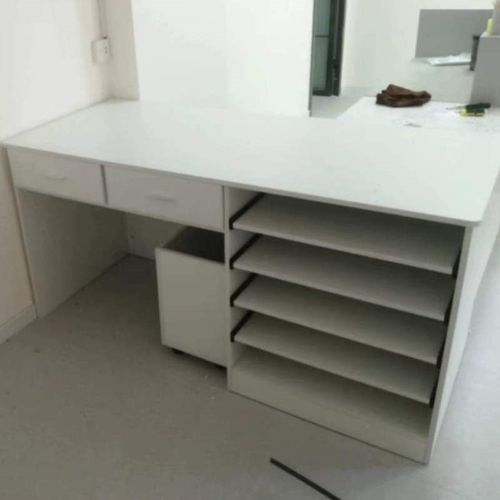 多功能插花可花店操作台包装纸抽拉收银台桌抽屉收纳花架展示台柜