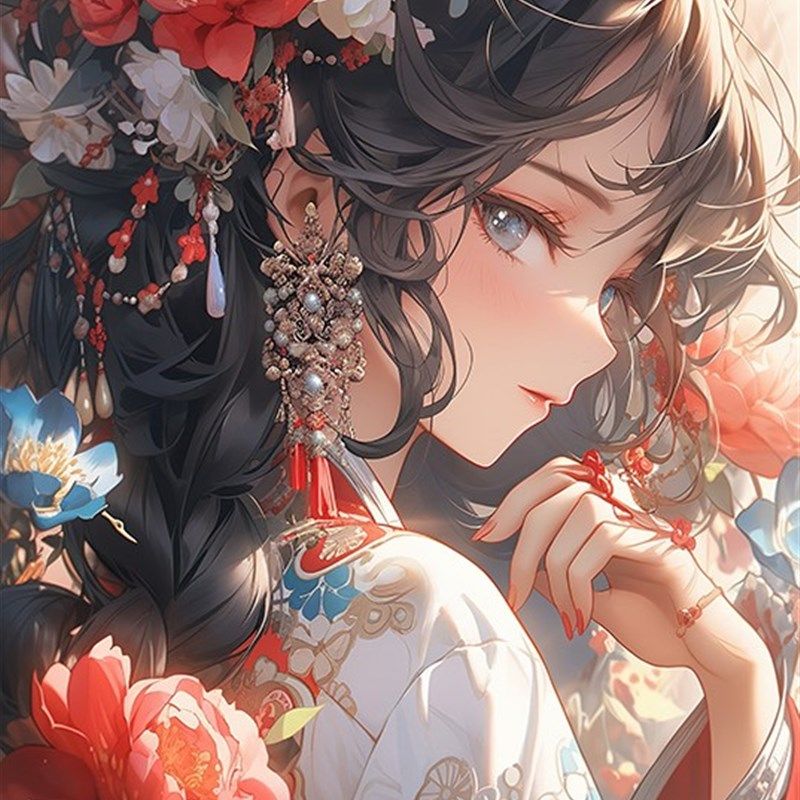 木质拼图300/500/1000片大型成年人减压儿童益智拼块牡丹花女孩,玩具/童车/益智/积木/模型,拼图/拼板,淘宝优惠券,粉丝福利购,淘宝优惠卷