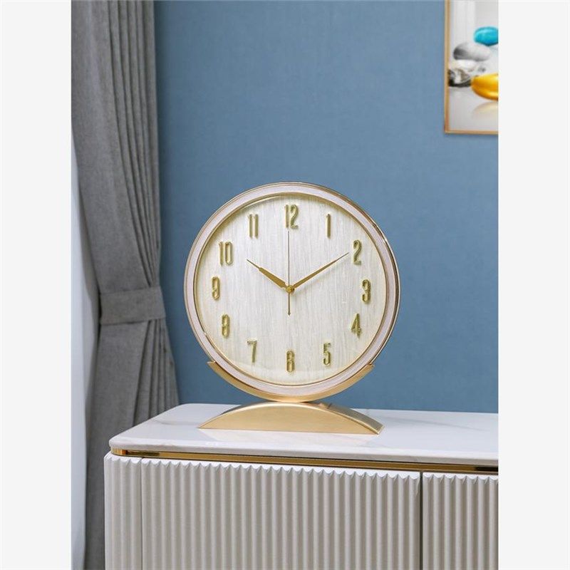 大号欧式现代轻奢钟表桌面时钟家用客厅摆放表摆台式座钟台钟摆件,家居饰品,台钟/闹钟,淘宝优惠券,粉丝福利购,淘宝优惠卷