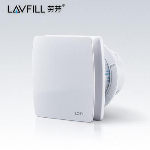 LAVFILL劳芳排气扇墙壁玻璃家用卫生间风机低噪音酒店换气扇4/6寸