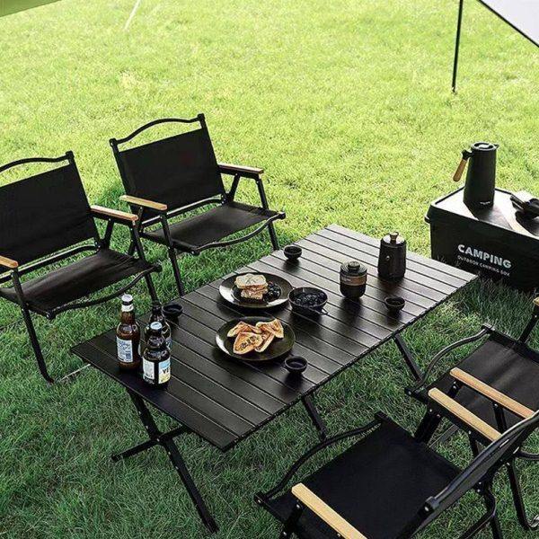 野营蛋卷桌户外便携野炊露营装备 送收纳袋铝合金简易折叠桌子,户外/登山/野营/旅行用品,户外桌子,淘宝优惠券,粉丝福利购,淘宝优惠卷