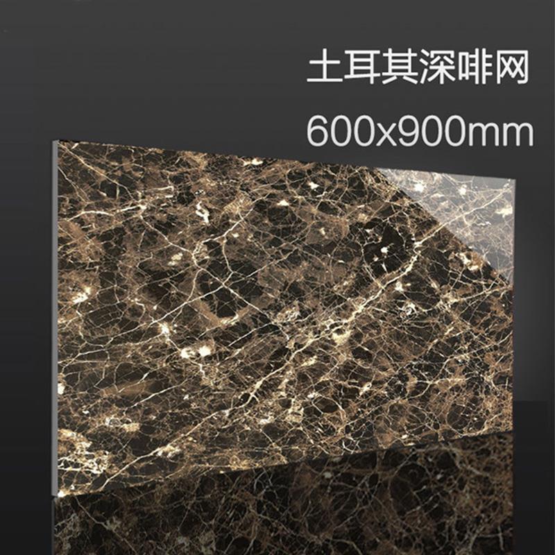 地板砖瓷砖门槛石过门石黑金花600x900全抛釉拼花O客厅地砖800x80
