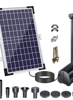 大功率太阳能水泵 12W直流景观喷泉 太阳能花园喷泉 BSV-SP100