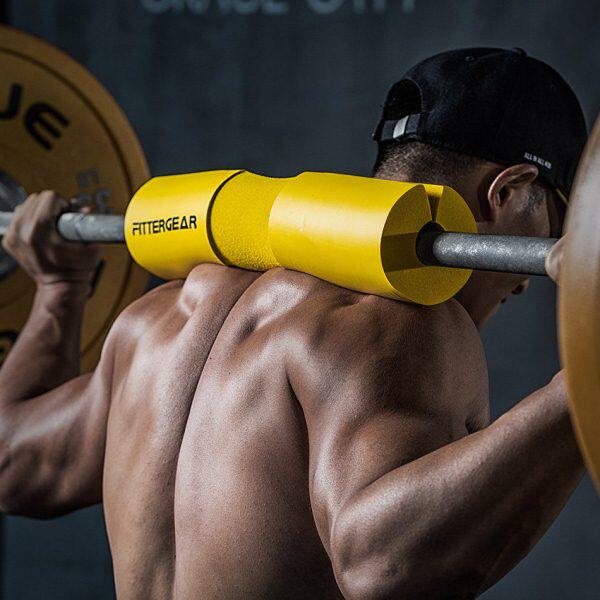 卧杠铃垫子健身加长套加厚杆护具推推臀桥臀举重护垫护颈深蹲护肩