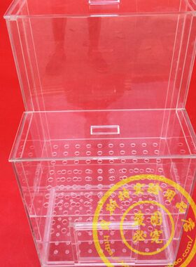 箱箱管放置刻度吸管存  防尘放箱吸管有机玻璃 根 箱放60大肚