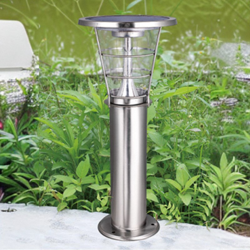 太阳能草坪灯户外防水庭院灯不锈钢材质小区花园别W墅公园景观灯