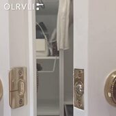 隐形门固定珠金色碰窄边银色ktv门顶弹簧 珠框碰专用门双开门珠