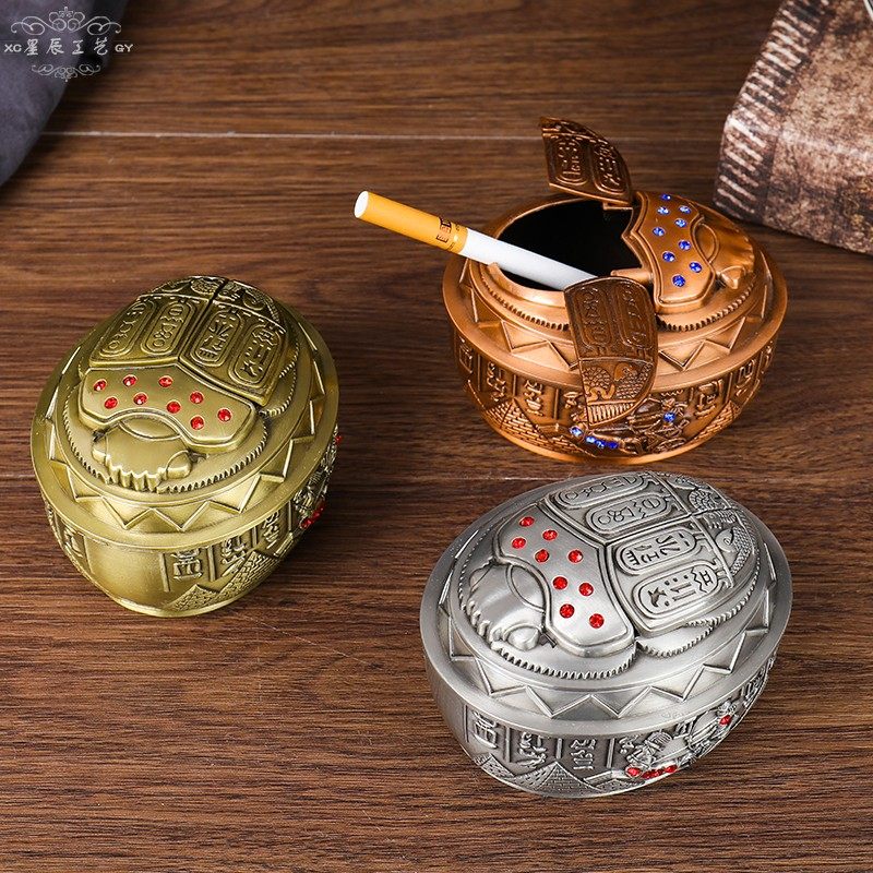 复古埃及创意个性密封带盖金属甲虫时尚烟灰缸装饰家居摆件礼物,节庆用品/礼品,时尚烟灰缸,淘宝优惠券,粉丝福利购,淘宝优惠卷