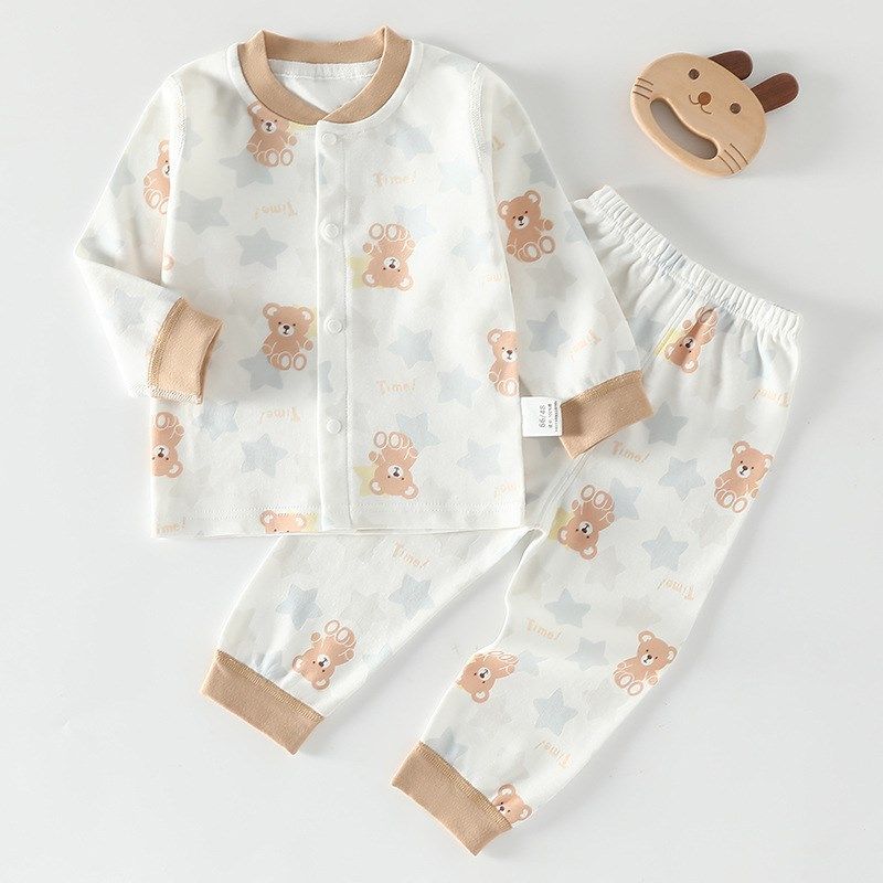 婴儿分体衣服秋季秋衣秋裤套装a类纯棉春秋三四个月宝宝内衣睡衣,童装/婴儿装/亲子装,内衣套装,淘宝优惠券,粉丝福利购,淘宝优惠卷