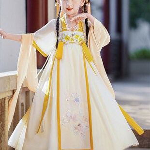 女童仙气汉服夏季可爱连衣裙改良唐装古代公主裙中国风民族童装夏