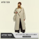 AFTER 毛呢大衣 宽松廓形双面呢 TEEN绵羊毛&羊绒 大翻领长款