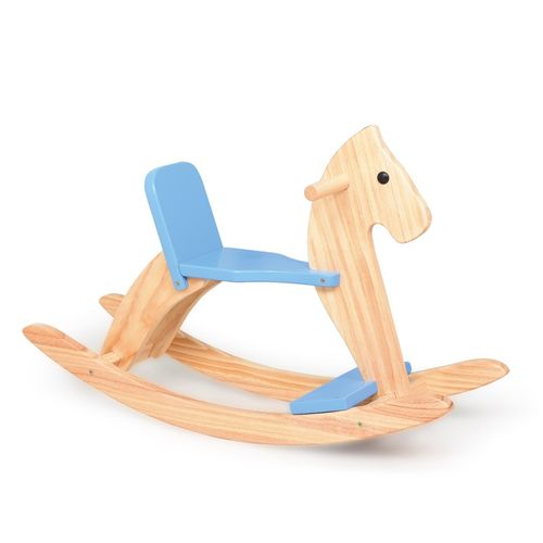 牙牙出品 纯实木木马儿童摇马摇椅宝宝婴儿玩具摇摇马1-4岁