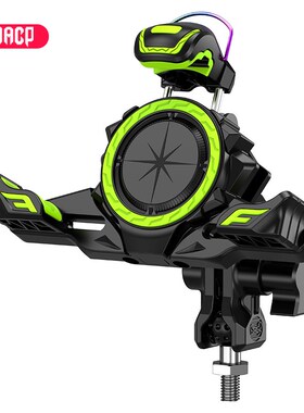 摩托车手机支架无线充电防震春风250赛600uy电动车减震手机架