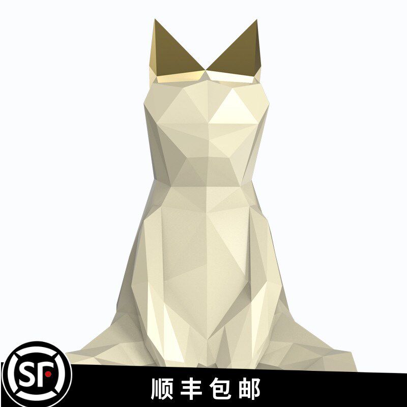 招财猫小鸡磕技创意简约艺术品开业节日礼品摆件招财软装饰品