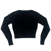 儿童秋冬季 舞蹈毛衣外套兔绒包芯纱保暖女童针织小披肩练功服跳舞