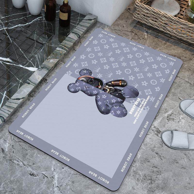 硅藻泥地垫软垫吸水地垫浴室卫生间门口入户防滑脚垫厨房防油污垫,居家布艺,家用脚垫,淘宝优惠券,粉丝福利购,淘宝优惠卷