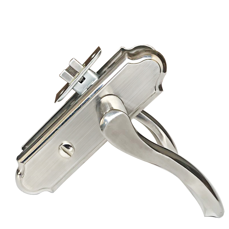 固特门锁室内卧室房门锁s卫生间浴室无钥匙铝合金厕所门把手通用