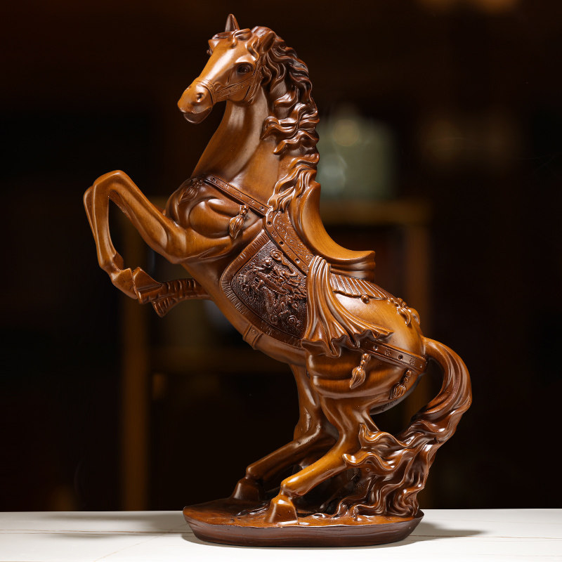 马到成功马上来钱生肖摆件工艺品办公室电视柜装饰品礼品树脂桌面,家居饰品,桌面摆件,淘宝优惠券,粉丝福利购,淘宝优惠卷