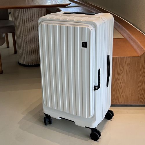 侧开盖扩容行李箱女大容量28寸静音万向轮深仓旅行箱拉杆箱男皮箱