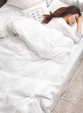 酒店白色被套单件150x200X230浴室按摩床单双人床笠床单枕套48*74