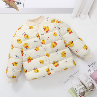 儿童铺棉外套内胆秋冬新款短款棒球服男中小童棉衣女时尚小孩羽绒