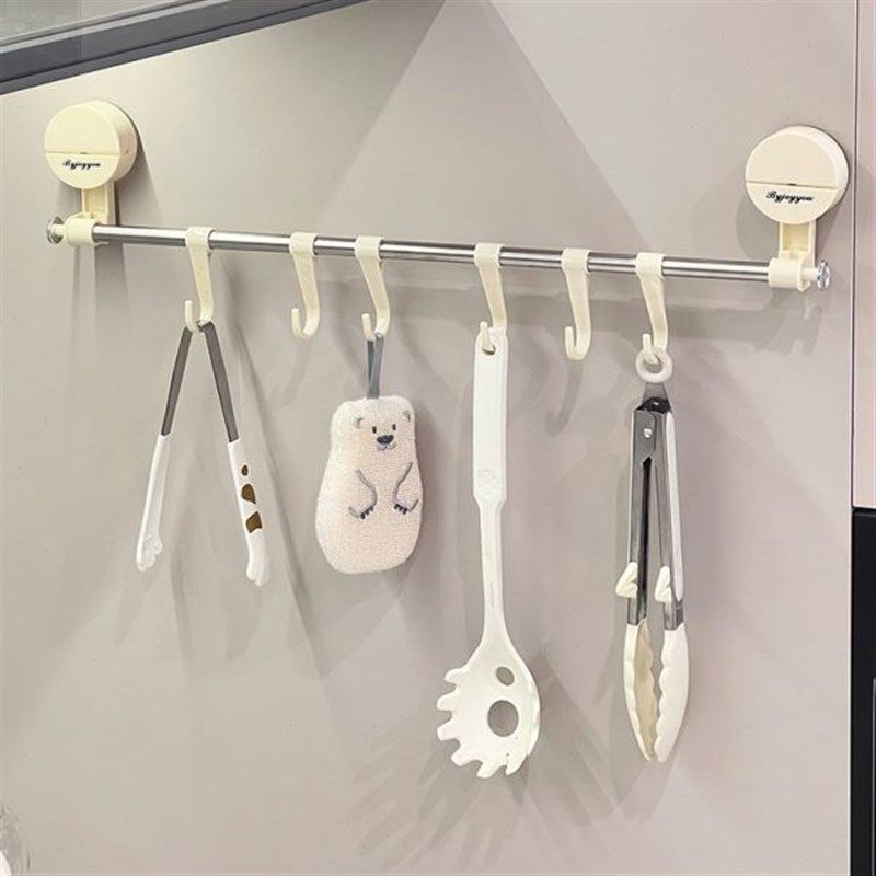 厨房挂钩免打孔挂杆置物架壁挂家用多功能勺子铲子挂架不锈钢排钩,标准件/零部件/工业耗材,砂轮,淘宝优惠券,粉丝福利购,淘宝优惠卷