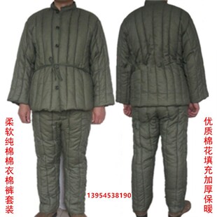 好棉花棉袄冷库煤矿井下劳保棉服成人男女 老式 纯棉布棉衣棉裤 套装