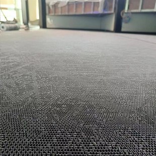编织地板拼花造型艺术地毯编织纹pvc地板片材防滑易打理编织地毯