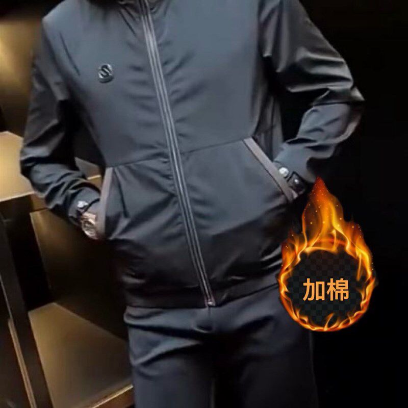 1399冬季男士薄棉夹克户外连帽休闲外套轻奢休闲舒适百搭时尚外搭