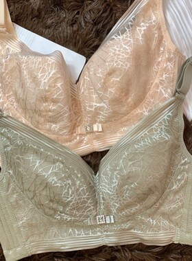 舒适大胸显小薄款无海绵聚拢大码收侧副乳调整型女士内衣文胸710