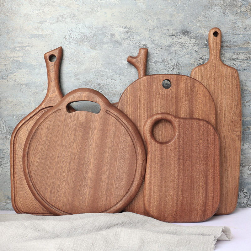 实木切菜板砧板儿童辅食板乌檀木切水果板木质披萨板家用案板托盘,厨房/烹饪用具,砧板/菜板,淘宝优惠券,粉丝福利购,淘宝优惠卷