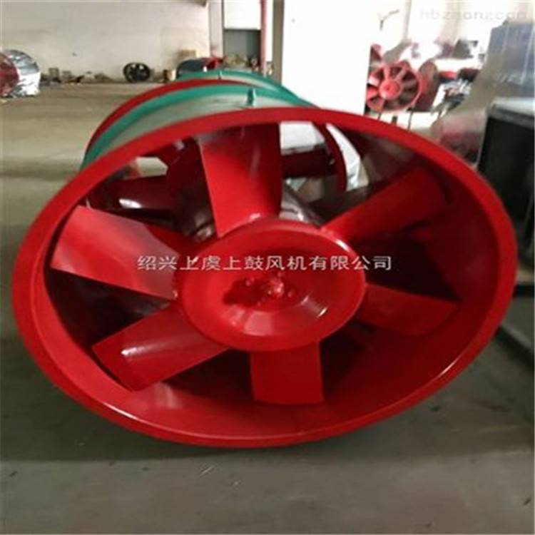 消防高温排烟风机HTF-I-11 15kw单双速轴流式地下车库通风系统