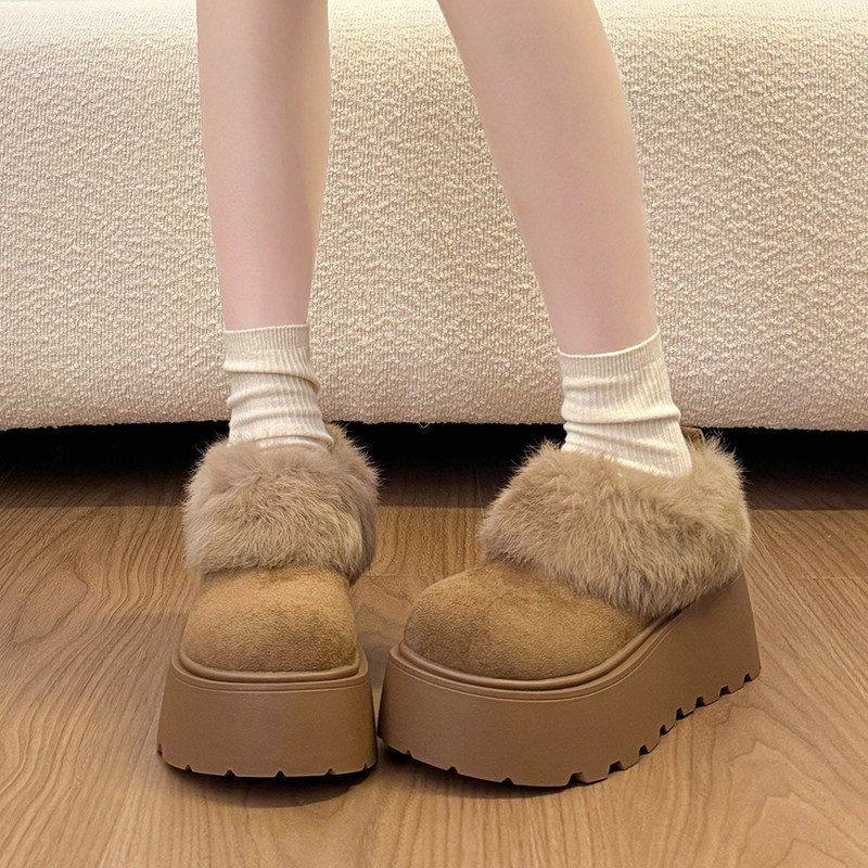 全包勃肯鞋2025新款冬季女鞋加绒加厚保暖棉鞋毛毛豆豆鞋保暖雪地,居家布艺,居家棉拖/棉鞋,淘宝优惠券,粉丝福利购,淘宝优惠卷