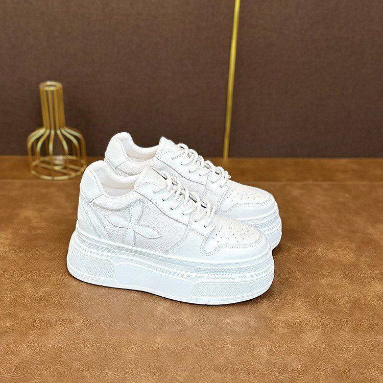 厚底小白鞋女2025新款秋季厚底增高百搭休闲运动板鞋轻便透气板鞋,女鞋,休闲板鞋,淘宝优惠券,粉丝福利购,淘宝优惠卷