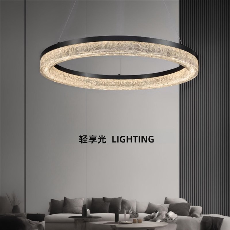 全铜意式极简客厅吊灯主灯现代简约大气客厅卧室灯轻奢Z高级感灯