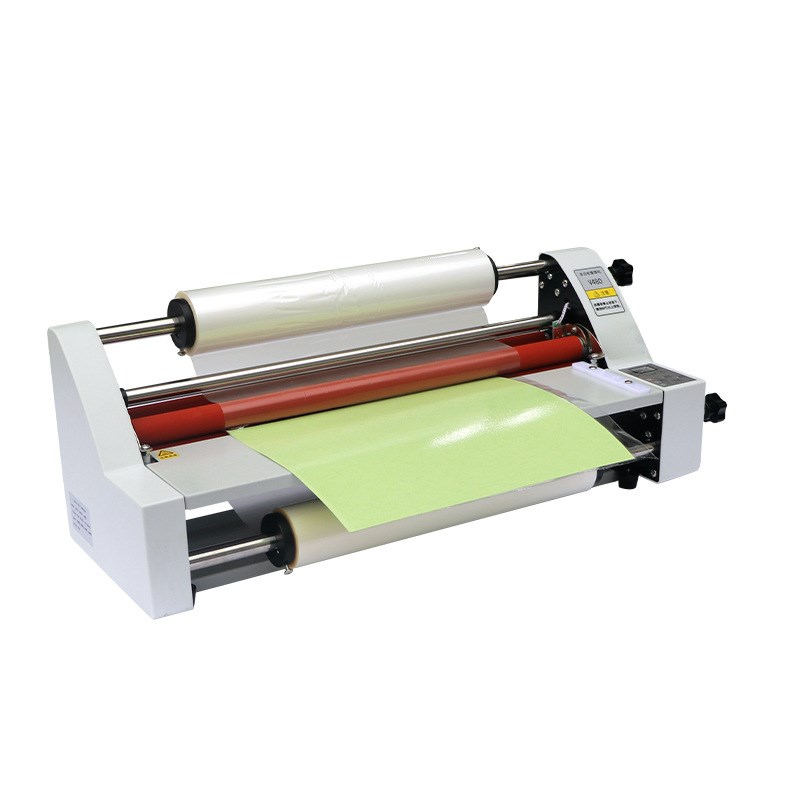 V480小型电动覆膜机电子控温过塑复膜机J冷热裱双用单双面加热模