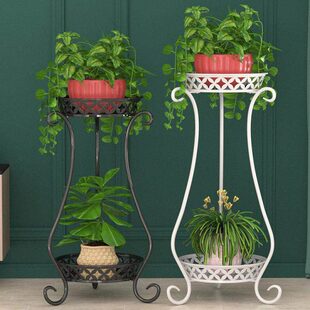 置物架多层花架欧式吊兰子阳台花架花盆客厅地面室内铁艺绿萝落地