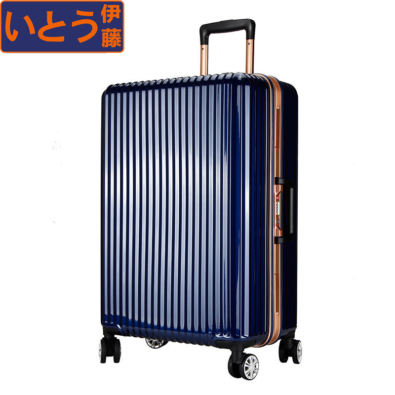 日本伊藤大容量商务m拉杆箱铝框pc旅行箱男登机箱万向轮行李箱24