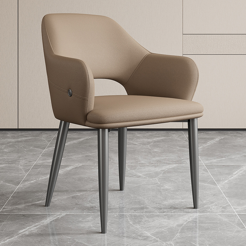 现代简约意式轻奢餐椅2024新款C家用酒店餐厅书桌高级感餐桌靠背