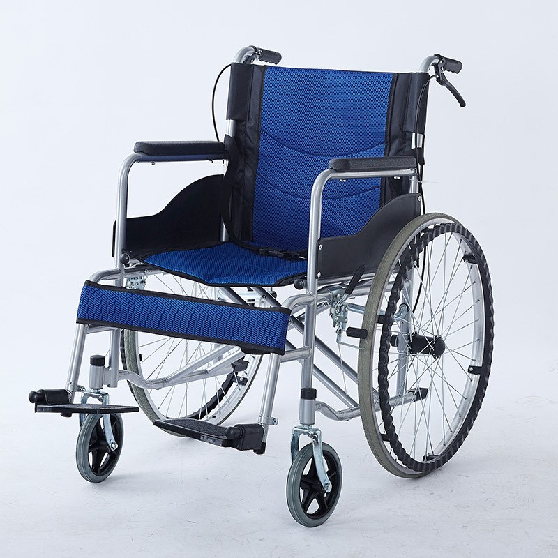 软座轮椅家用老人轻便便携旅行老人代步手推车可T折叠收纳手动轮