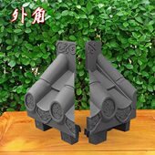 角外cm架子拐免瓦立体角仿古瓦墙面装 饰阴26件树脂瓦瓦塑料角小号