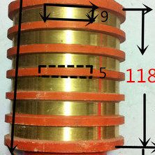 外径   3024    高度35环内径集电环路凹75铜81125环 和6
